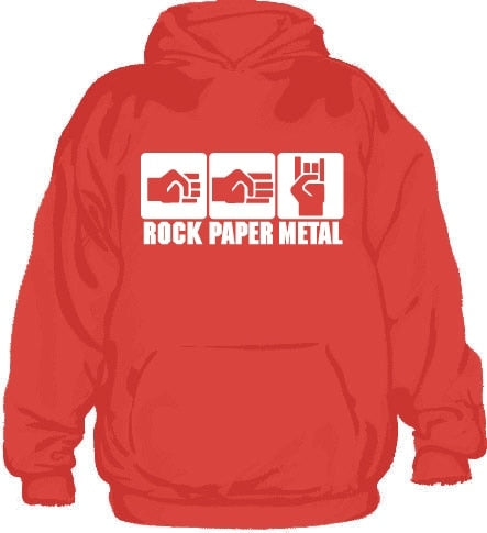 Rock-Paper-Metal Hoodie