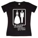 Wedding - GAME OVER! Girly T-shirt