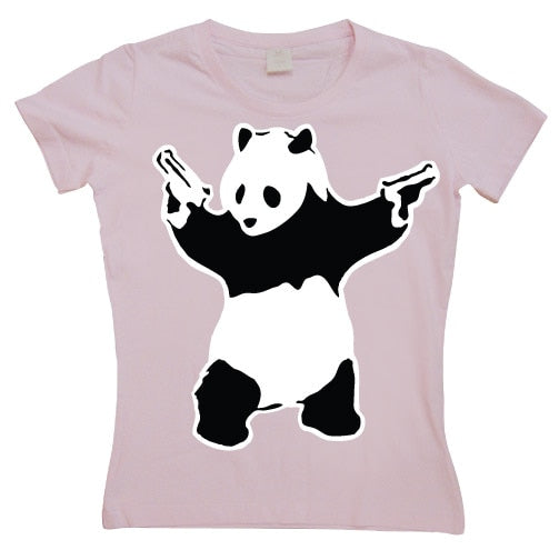 Banksy Panda Girly T-shirt