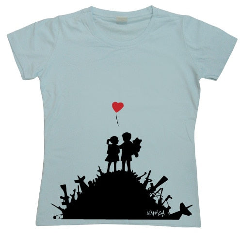 Banksy Finally Girly T-shirt