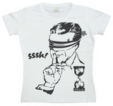 USA Goes Sssh! Wikileaks Girly T-shirt