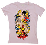 Love And Hate Pin-Up Girly Tee