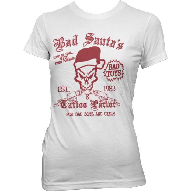 Bad Santa´s Gift Shop Girly Tee