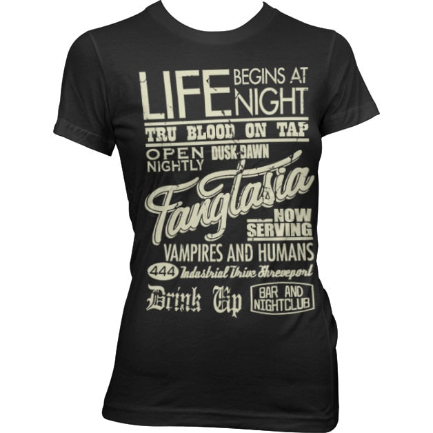 Fangtasia Slogans Girly Tee