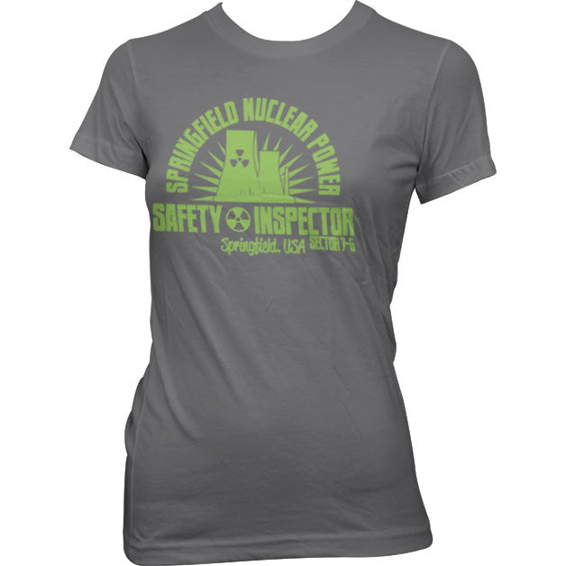 Springfield Nuclear Safety Inspector Girly T-Shirt