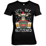 Let's Get Blitzened Girly Tee