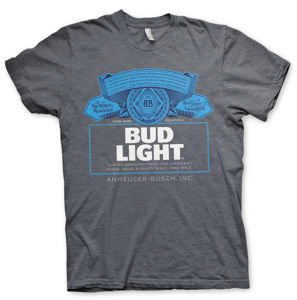 Bud Light Label Logo T-Shirt