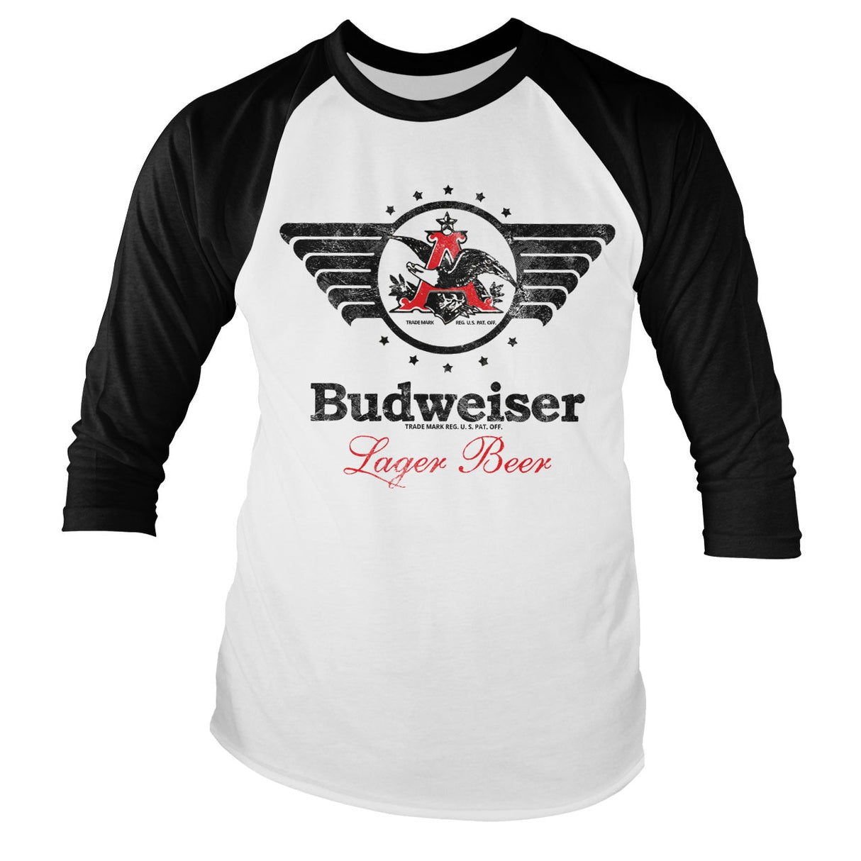 Budweiser Vintage Eagle Baseball Long Sleeve Tee