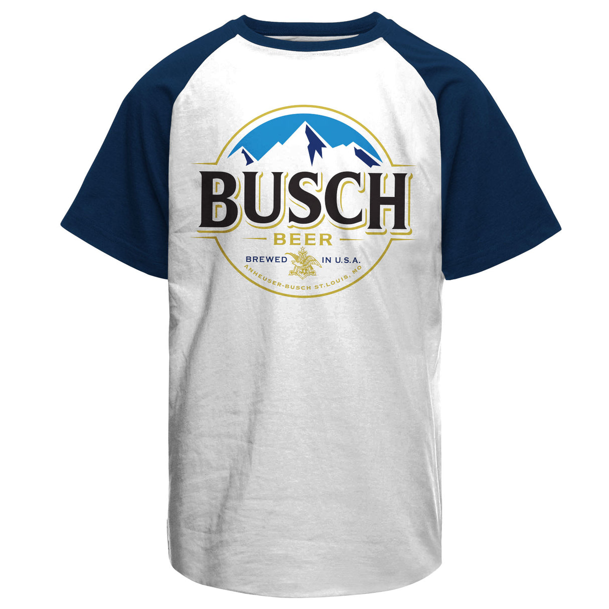 Busch Beer Logo Baseball T-Shirt