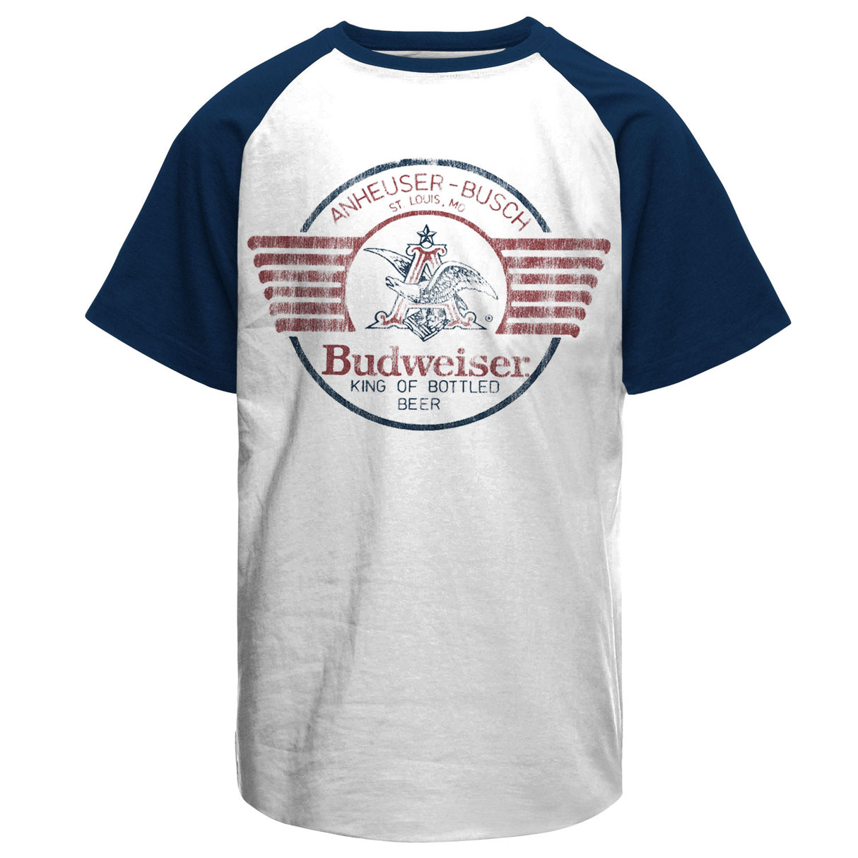 Budweiser Bear & Claw Baseball T-Shirt