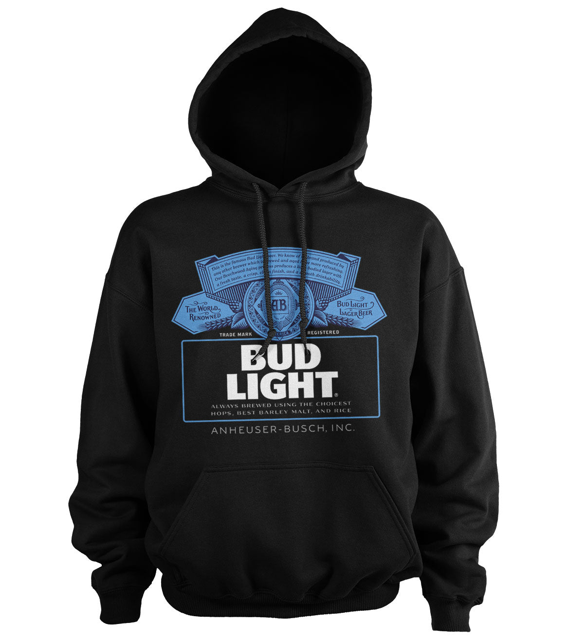 Bud Light Label Logo Hoodie