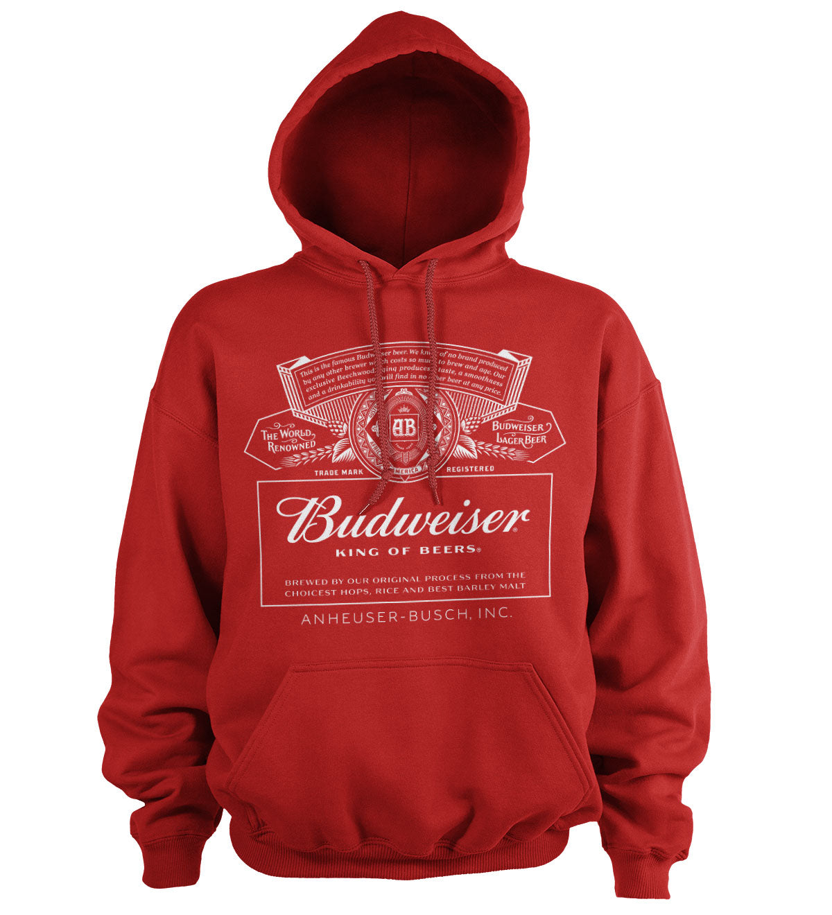 Budweiser White Logo Hoodie