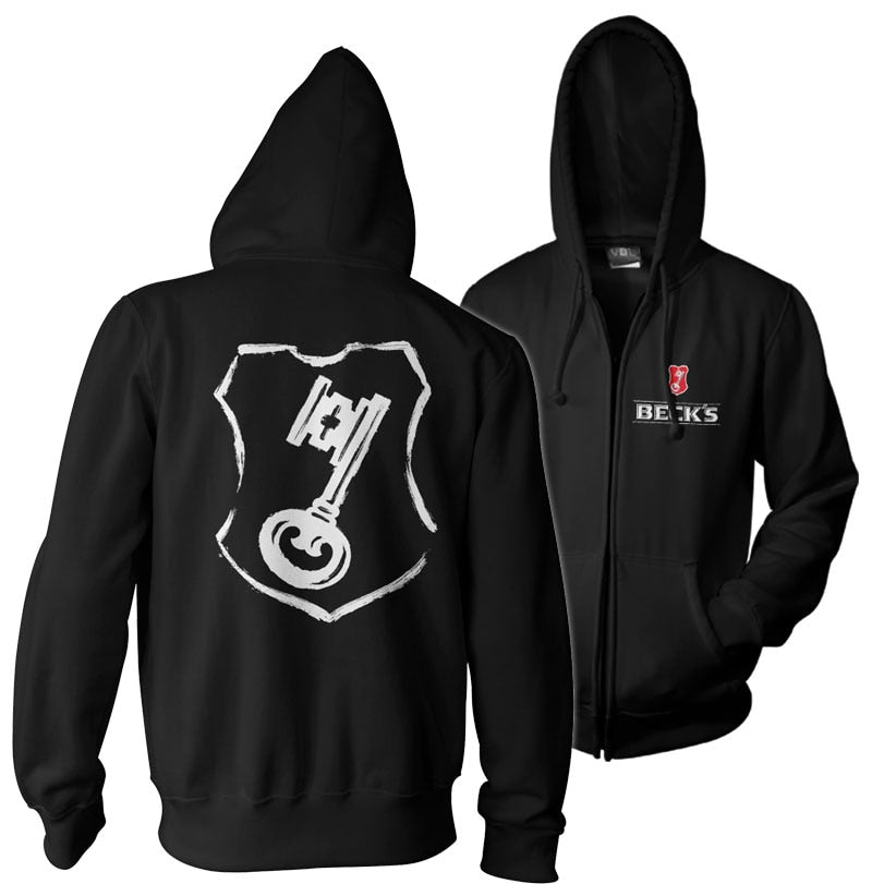 Beck's Shield Zipped Hoodie