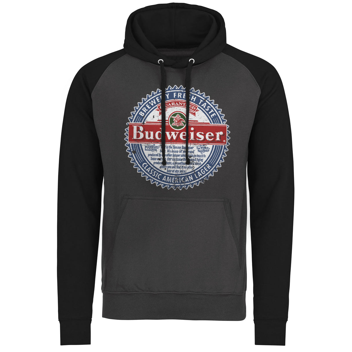 Budweiser American Lager Baseball Hoodie