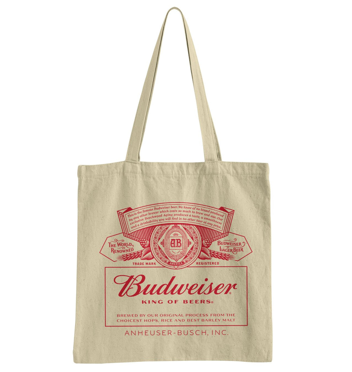 Budweiser Red Logo Tote Bag