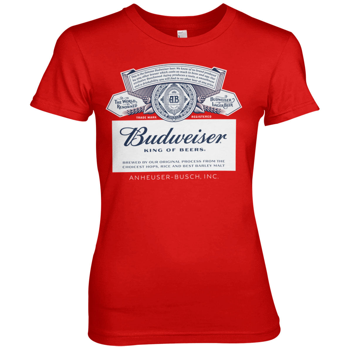 Budweiser Label Girly Tee