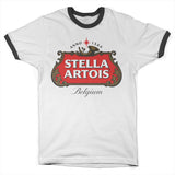 Stella Artois Belgium Logo Ringer Tee