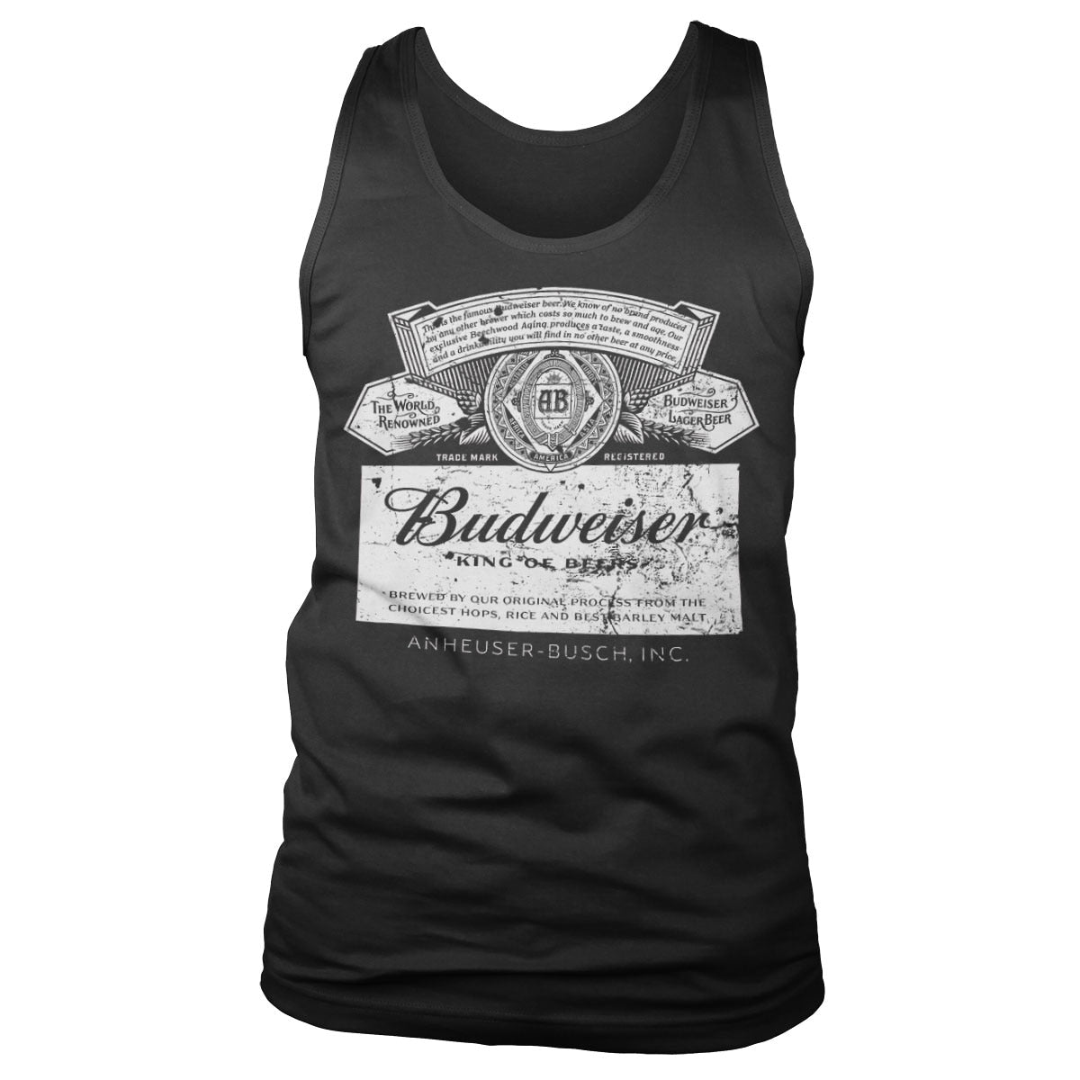 Budweiser Washed Logo Tank Top