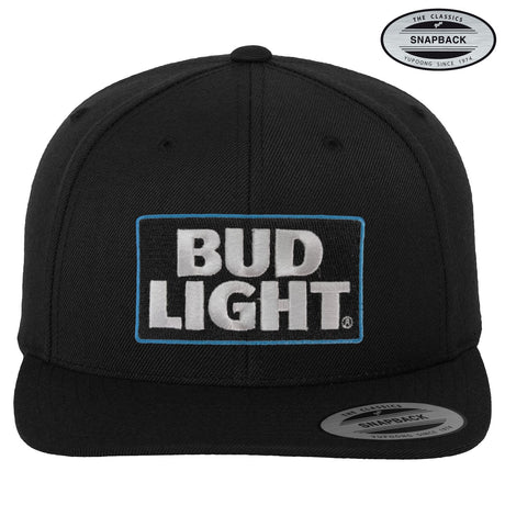 Bud Light Logo Patch Premium Snapback Cap