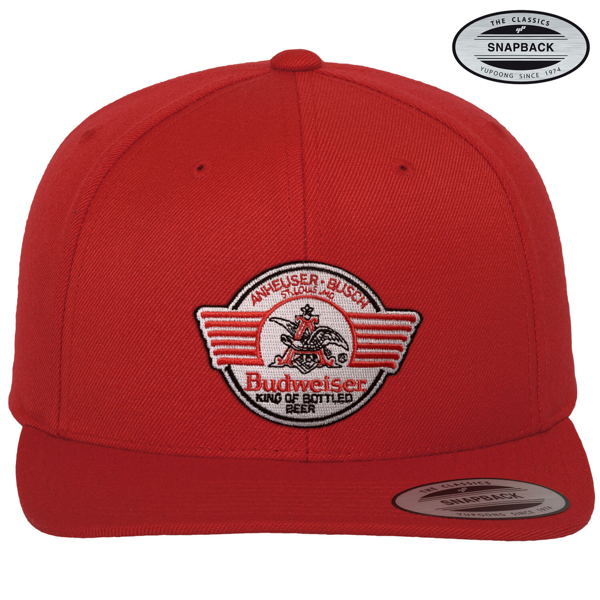 Budweiser Bear & Claw Patch Premium Snapback Cap