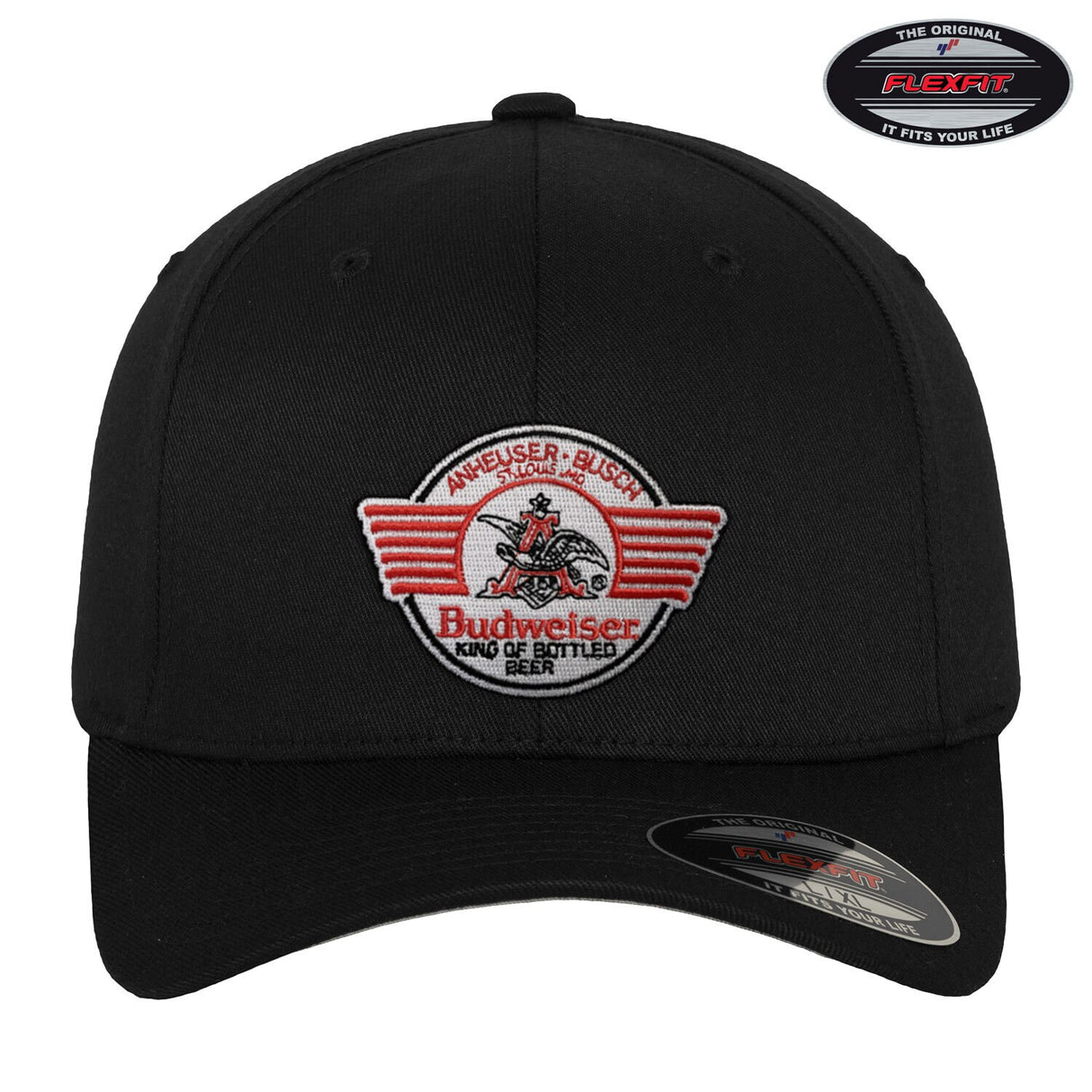 Budweiser Bear & Claw Patch Flexfit Cap