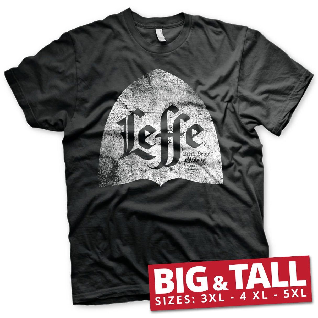 Leffe Distressed Alcove Logo Big & Tall T-Shirt