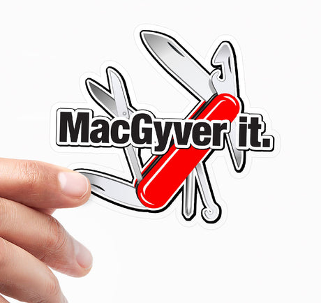 MacGyver It Sticker