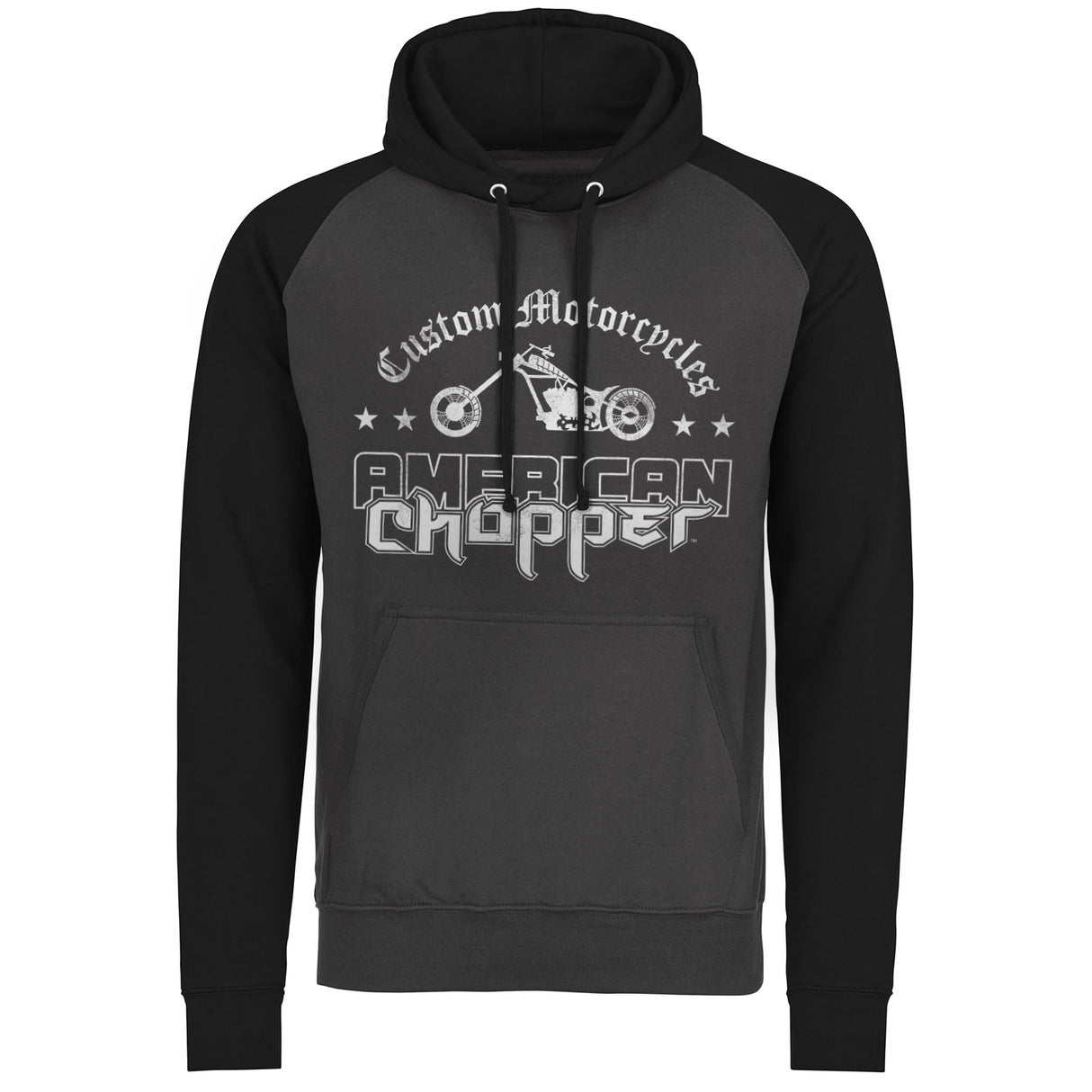 American Chopper Washed Logo Baseball Hoodie