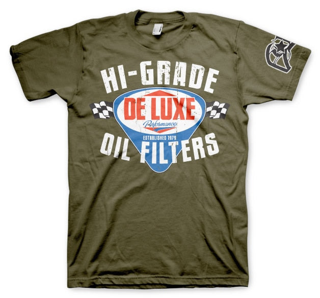 DeLuxe - High Grade Oil Filters T-Shirt