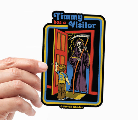 Steven Rhodes - Timmy Has A Visitor Sticker