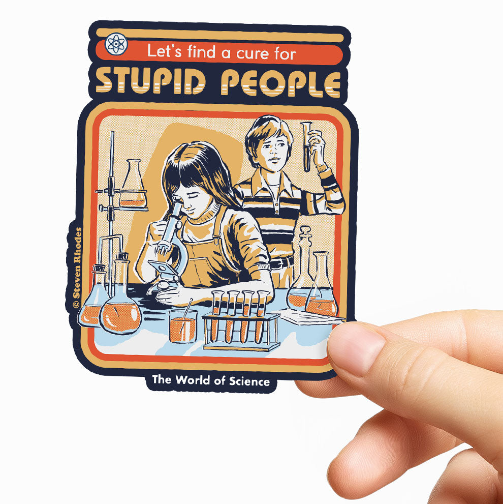 Steven Rhodes - Stupid People Sticker