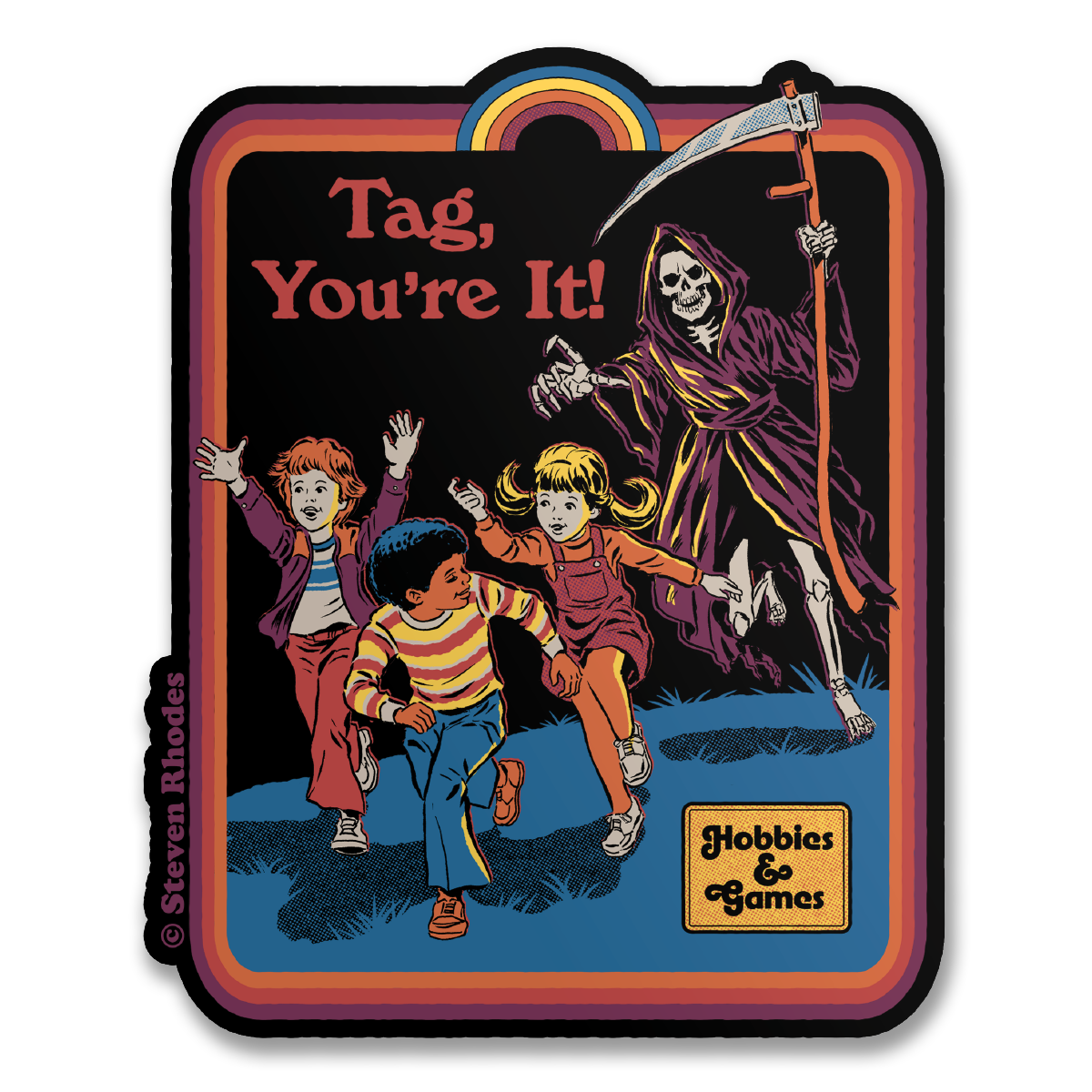 Steven Rhodes - Tag, You're It Sticker