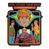 Steven Rhodes - Exit Your Body Sticker