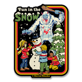 Steven Rhodes - Fun In The Snow Sticker