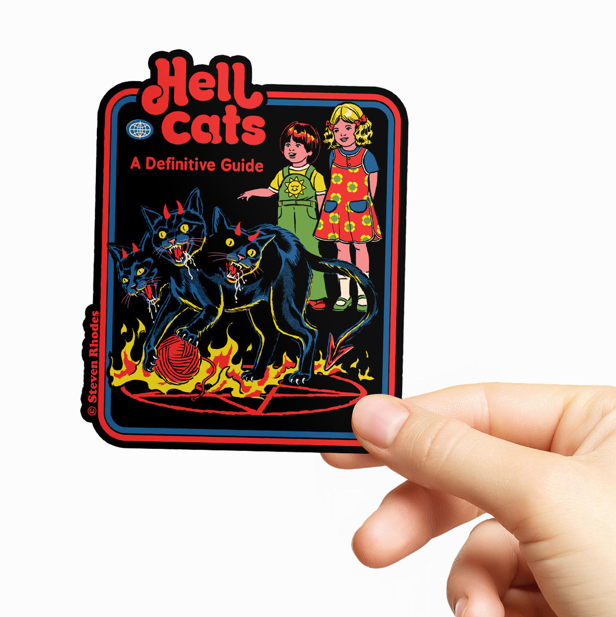 Steven Rhodes - Hell Cats Sticker