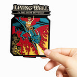 Steven Rhodes - Living Well Sticker