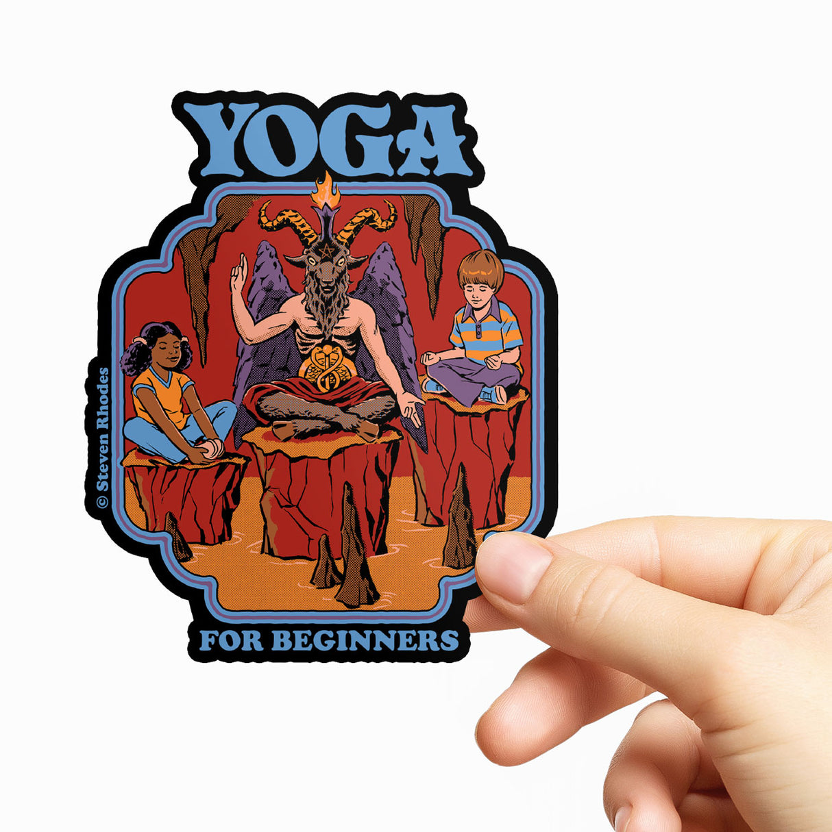 Steven Rhodes - Yoga For Beginners Sticker