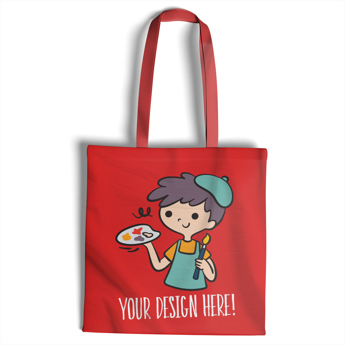 Design Your Own Tote Bag - Red