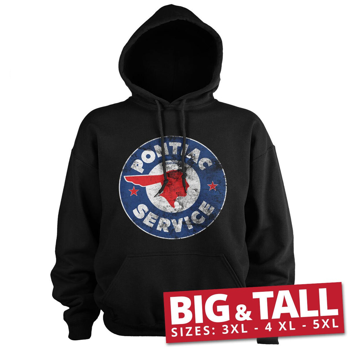 Pontiac Service Logo Big & Tall Hoodie