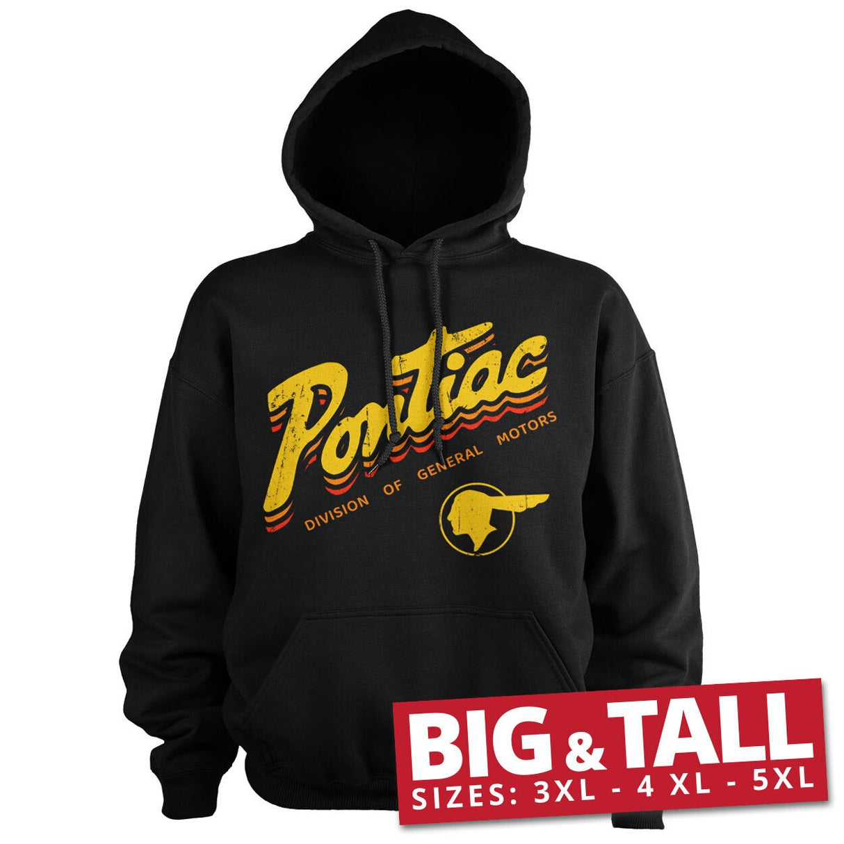 Pontiac Division Of General Motors Big & Tall Hoodie