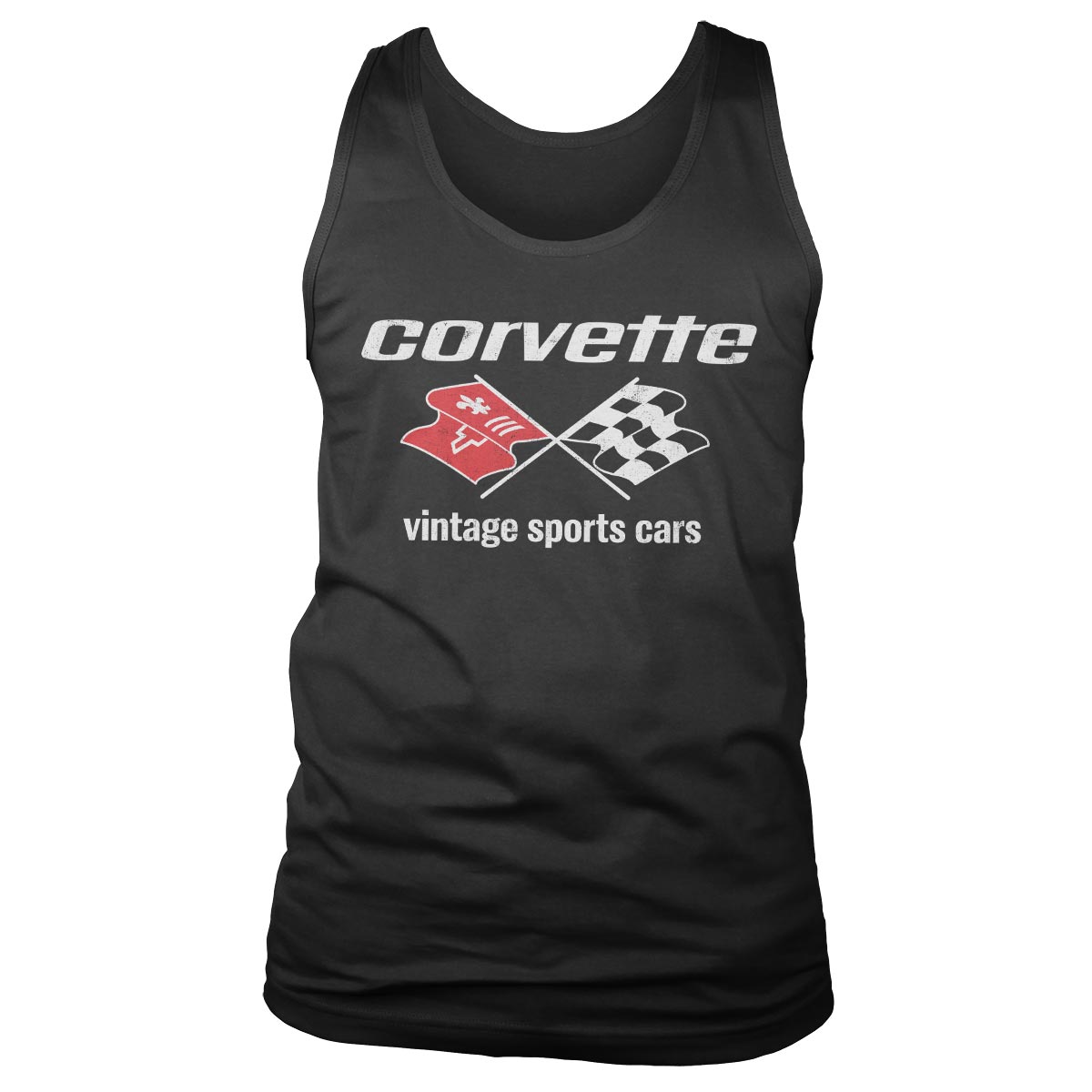 Corvette Vintage Sport Cars Tank Top