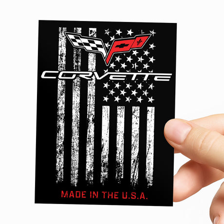 Corvette - Made In The U.S.A. Sticker