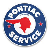 Pontiac Service Logo Sticker