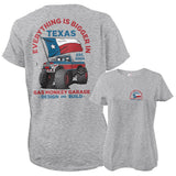 Everything Is Bigger In Texas Girly Tee