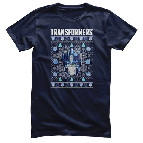 Transformers Christmas Pattern T-Shirt