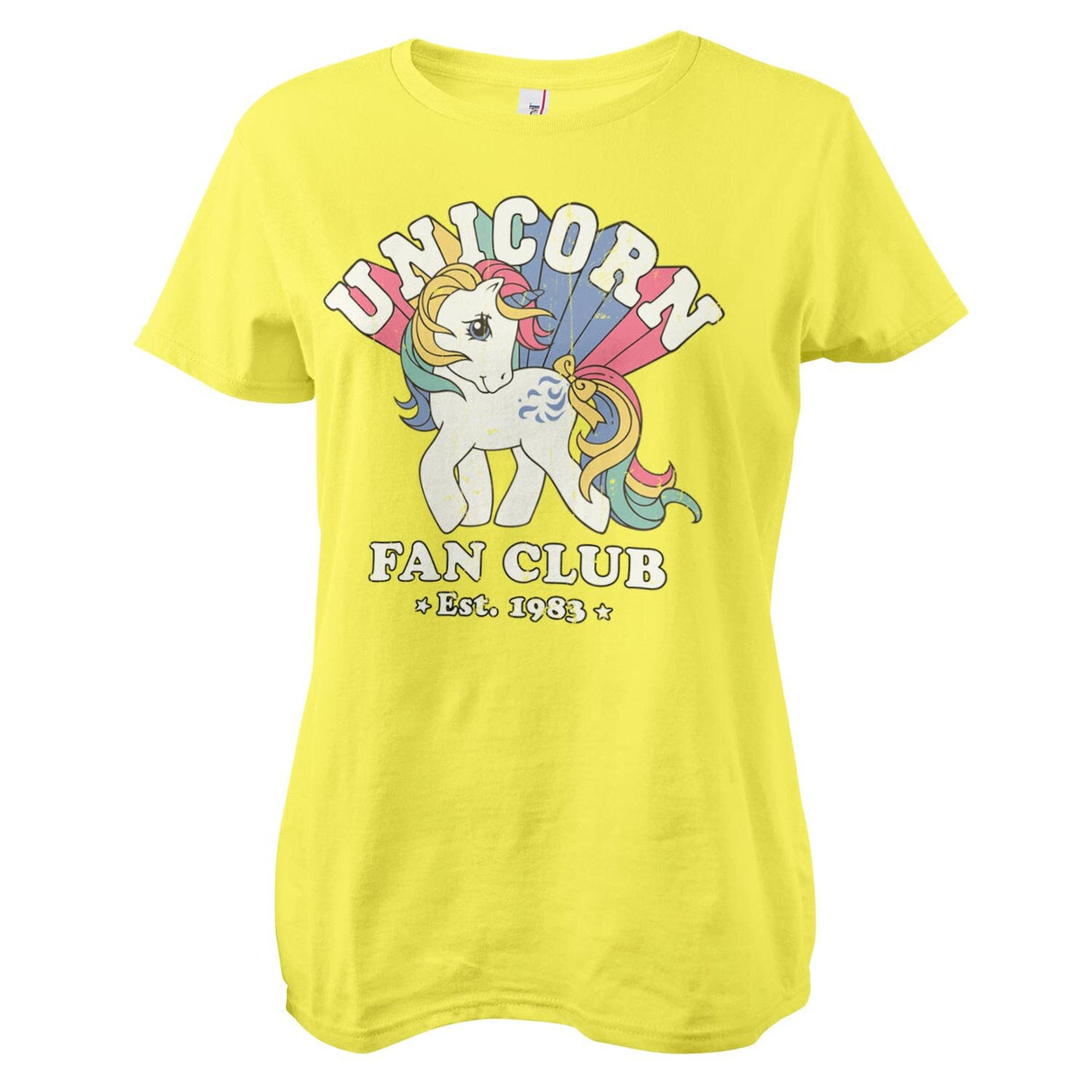 Unicorn Fan Club Girly Tee