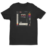 Sides of a VHS Cassette Tape Tee