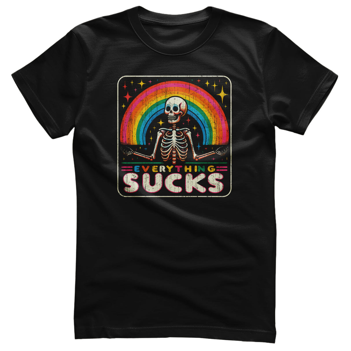 Everything Suck Rainbow Tee