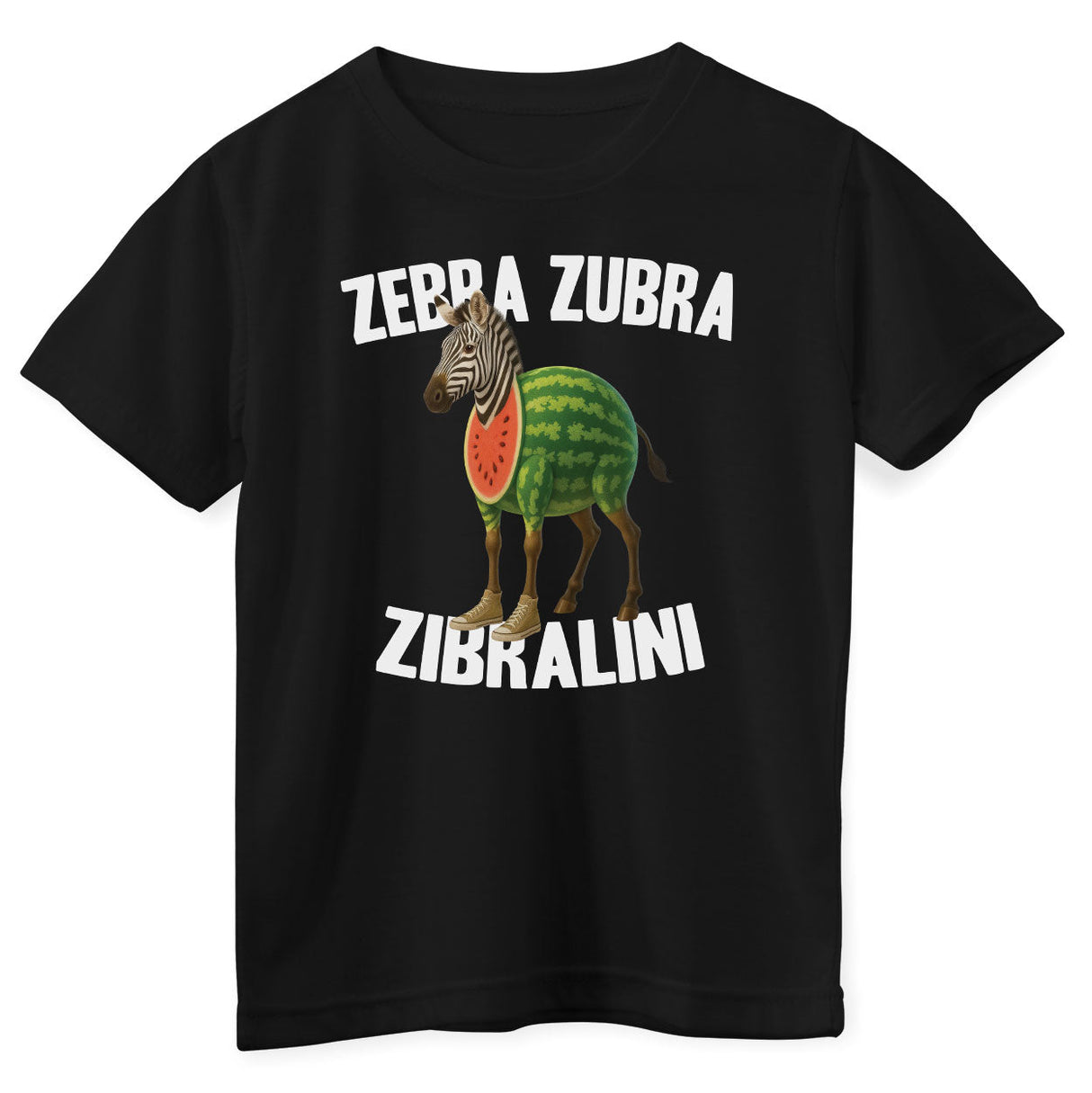 Zebra Zubra Zibralini Kids Tee