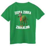Zebra Zubra Zibralini Kids Tee